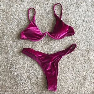 Velvet bikini